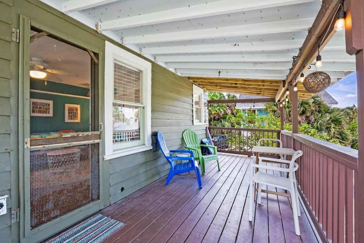 Marvelous Mermaid Bungalow, Dog-Friendly Upstairs Apt In Prime Vilano Beach St. Augustine Esterno foto